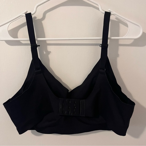 Member’s Mark Adjustable Bralette Bra Black Removable Pads Large - Picture 2 of 7